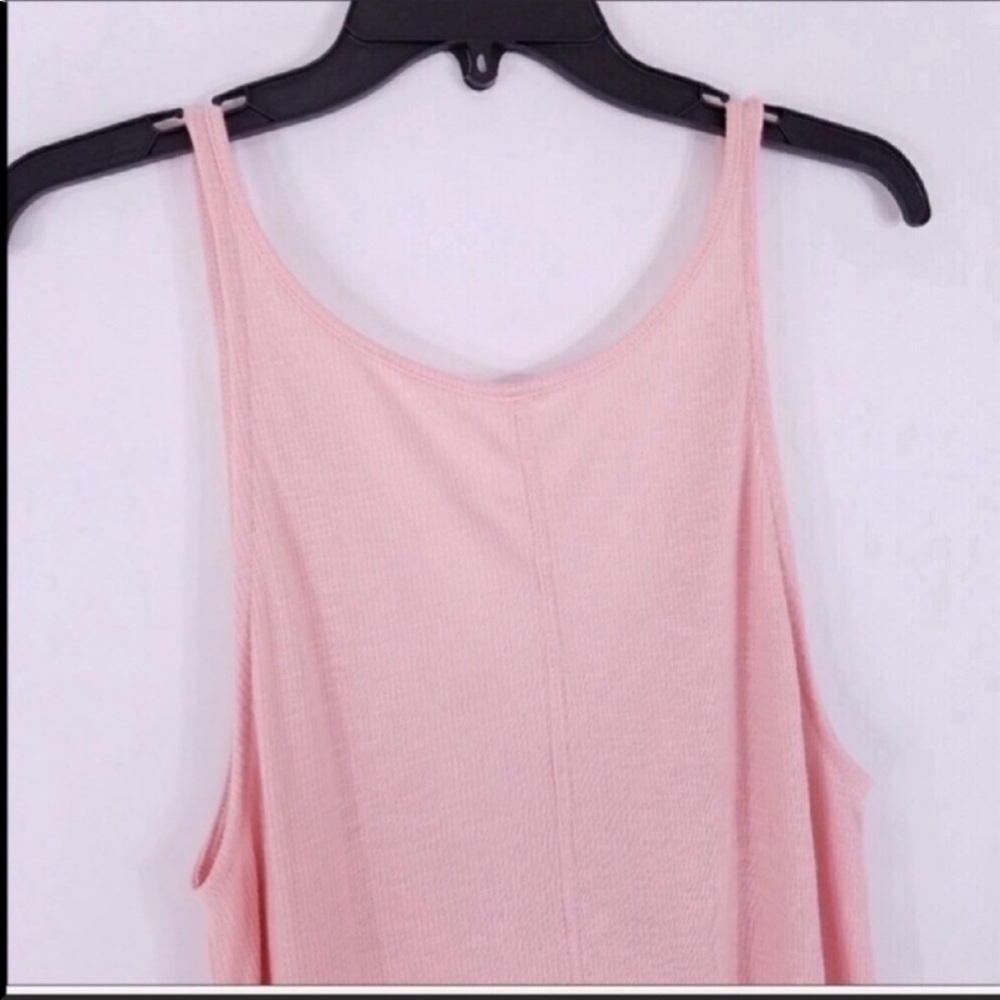Free People Pink Ribbed Tank - Picture 5 of 6